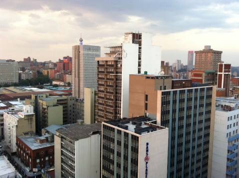 the city of Johannesburg